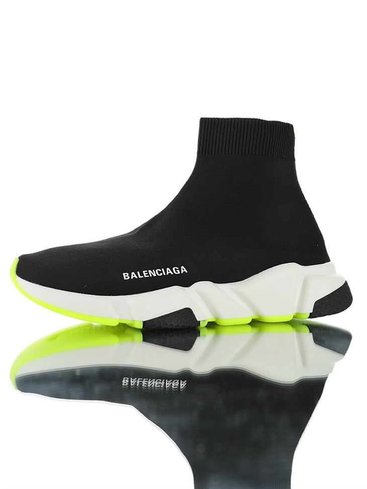 Balenciaga Speed Trainer Black&White Yellow