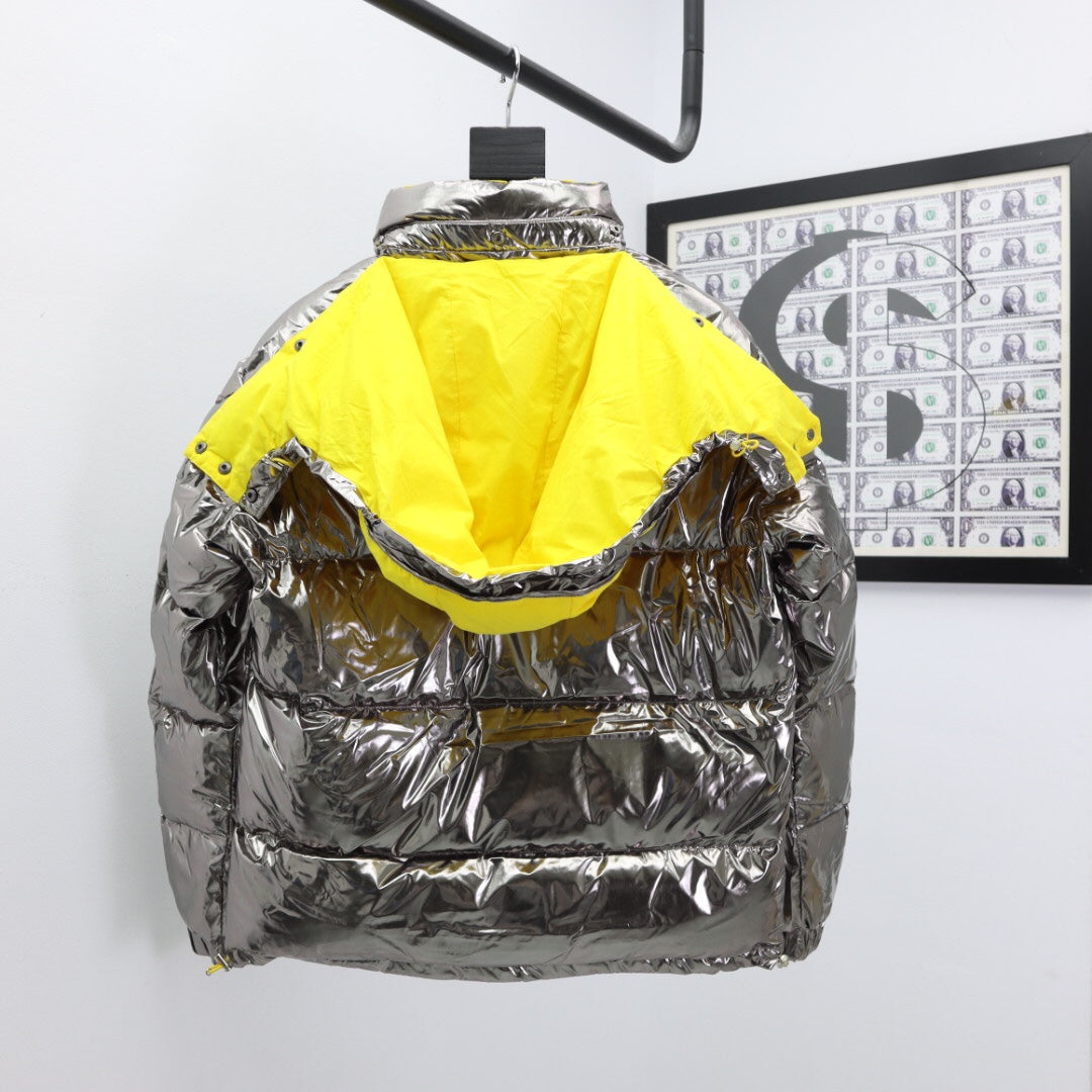 Moncler Jacket Reversibile GIALLO/ARGENTO